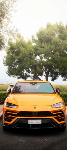 Orange Lamborghini Urus