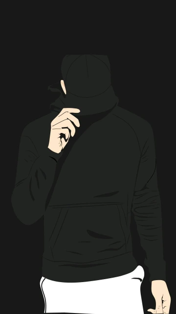 Person Adjusting Cap