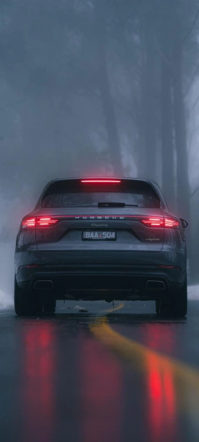 Porsche Cayenne Rear View
