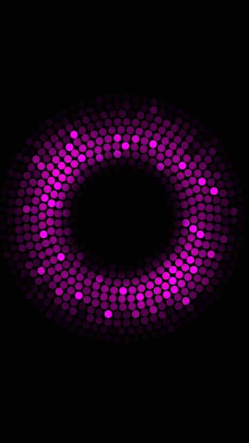 Purple Dot Ring Pattern