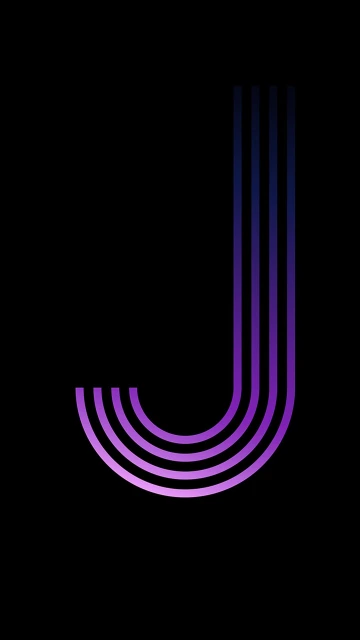 Purple Letter J Design
