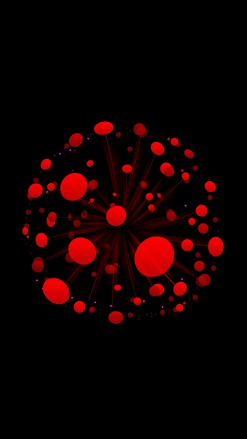 Red Circular Pattern