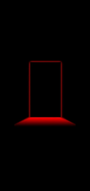 Red Glowing Screen