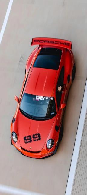 Red Porsche Car Wallpaper