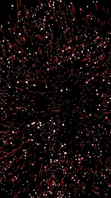 Red Sparkle Background
