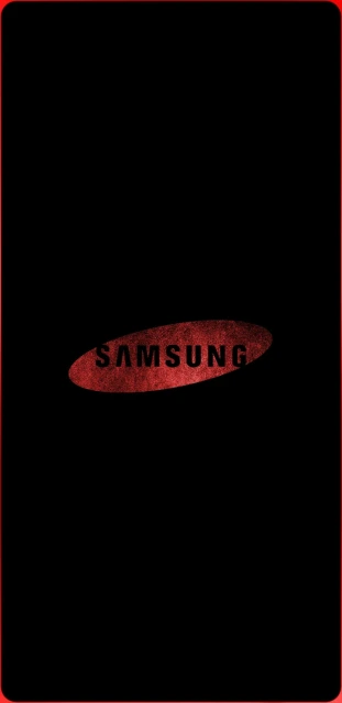 Samsung Logo Red Background