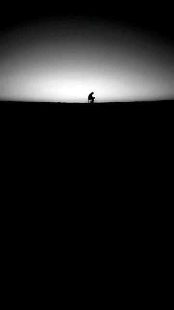 Silhouette Alone Horizon