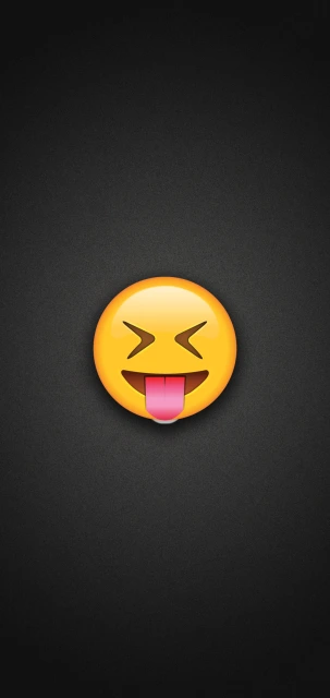 Tongue Out Emoji with Tightly Closed Eyes