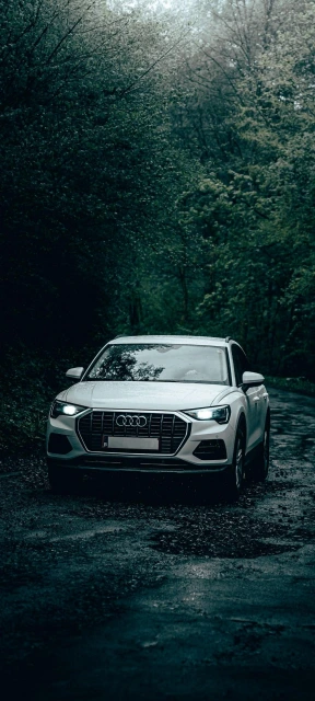 White Audi Wallpaper