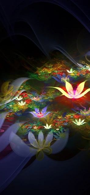 Colorful Abstract Flowers