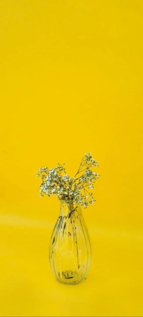 Glass Vase with Flowers