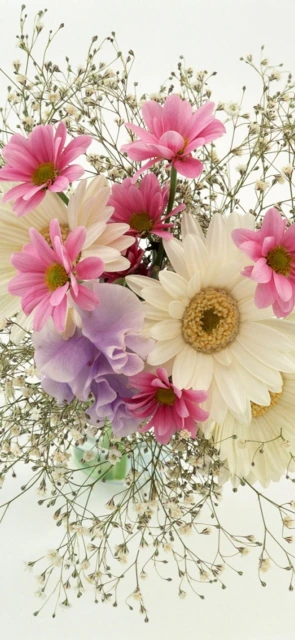 Pink and White Flower Bouquet