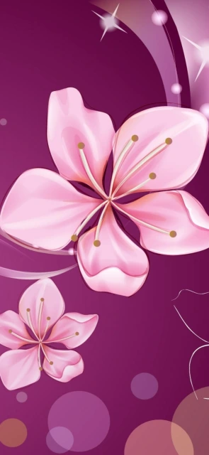 Pink Flowers Wallpaper