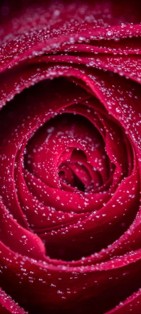 Red Rose with Dew 2