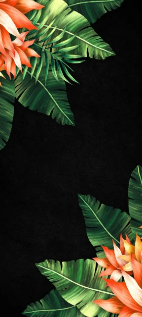 Tropical Leaves Wallpaper