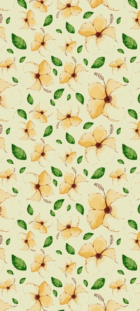 Yellow Flower Pattern