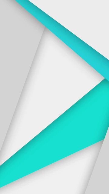 Abstract Geometric Background With Teal and White Shapes