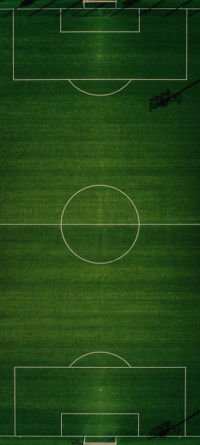 Aerial View of a Soccer Field