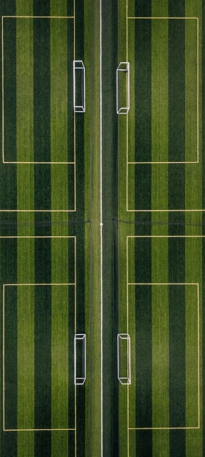 Aerial View of Soccer Fields