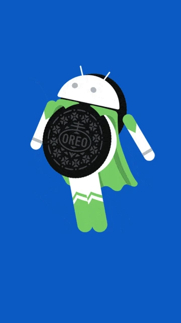 Android Robot With Oreo Cookie