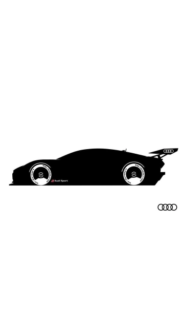 Audi Sport Car Silhouette