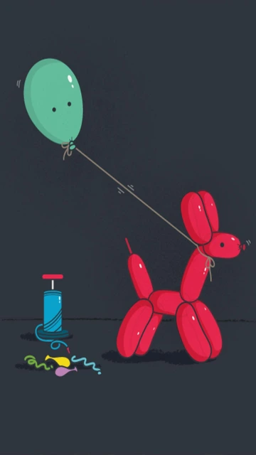 Balloon Dog and Pump