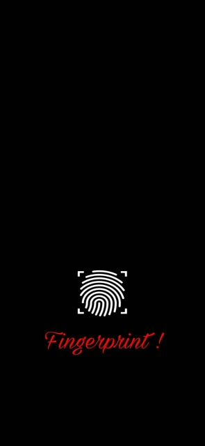 Black Fingerprint Wallpaper