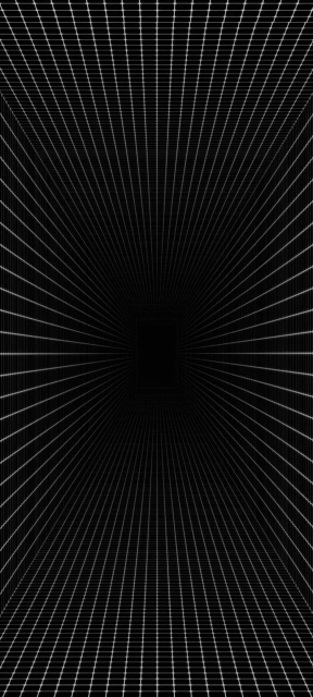 Black Grid Tunnel Pattern