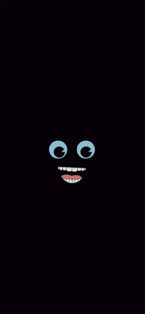Black Laugh Lock Screen Wallpaper
