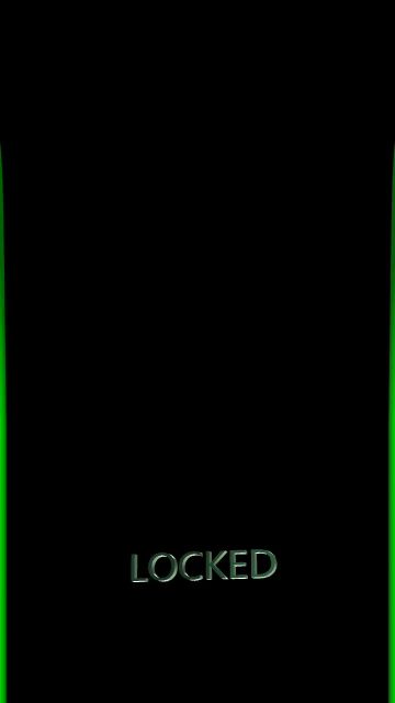 Black Locked Screen Background