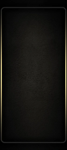 Black Wall with Gold Border