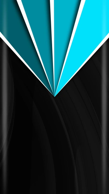 Blue and Black Abstract Background 1