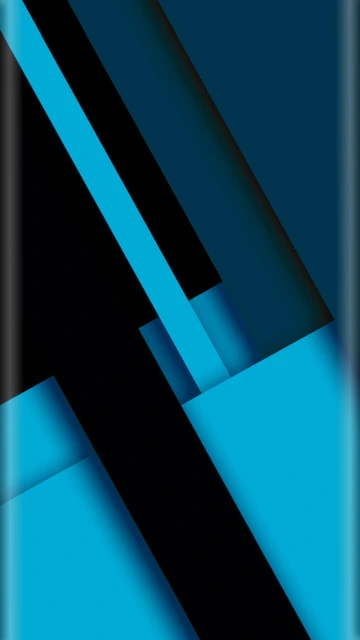 Blue and Black Abstract Background