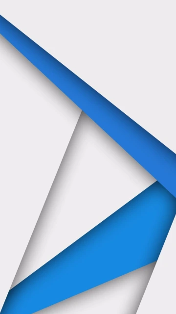 Blue and White Geometric Wallpaper