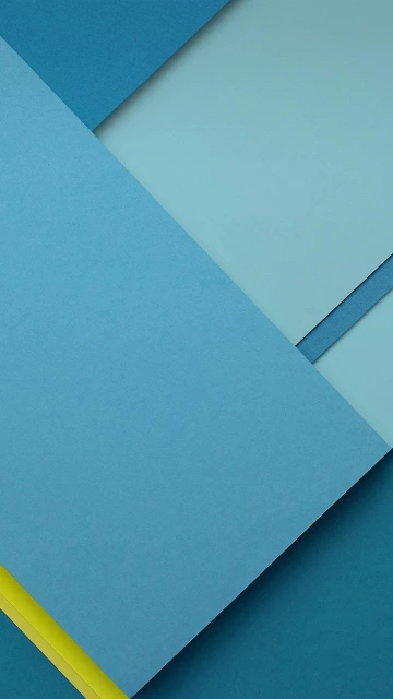 Blue Geometric Paper Layers