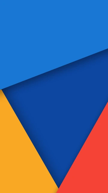 Blue Orange Red Geometric Background