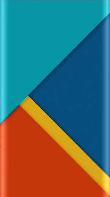 Blue Orange Yellow Geometric Background