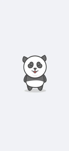 Cute Cartoon Panda Illustration