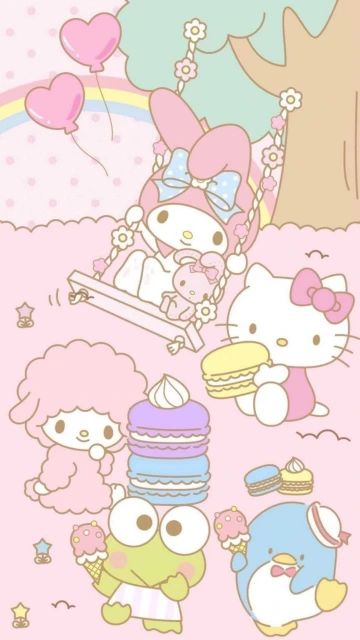 Cute Kawaii Picnic Desserts