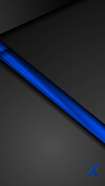 Dark Background With Blue Bar and Logo