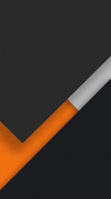 Dark Background With Orange and White Corner