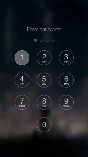 Enter Passcode Screen 2