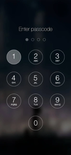 Enter Passcode Screen 3