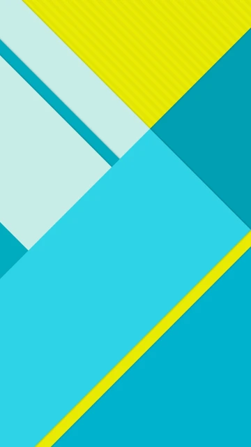 Geometric Blue Yellow Abstract Background