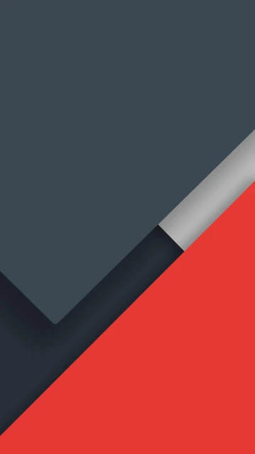 Geometric Red Grey Blue Paper Layers