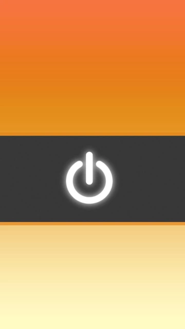 Glowing Power Button Icon