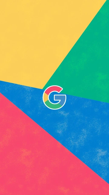 Google G Logo on Colorful Background