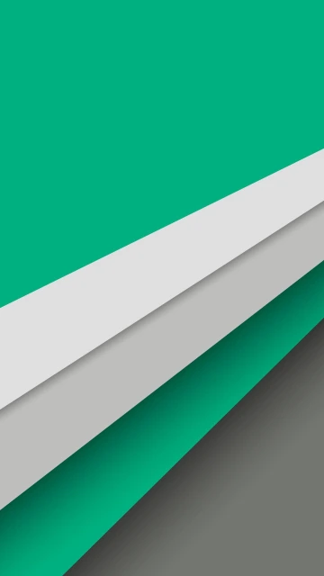 Green and White Abstract Diagonal Layers