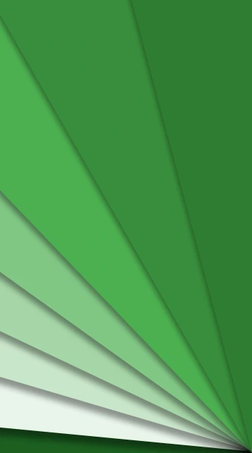 Green Gradient Paper Layers