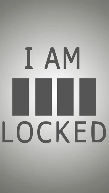 I AM LOCKED Lock Screen